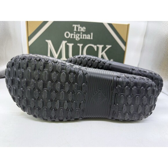 Muck Boots Men\'s Muckster Lite Black Clog Slip On Shoes MLC000 Size 12 M